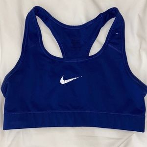 Blue Nike Sports bra